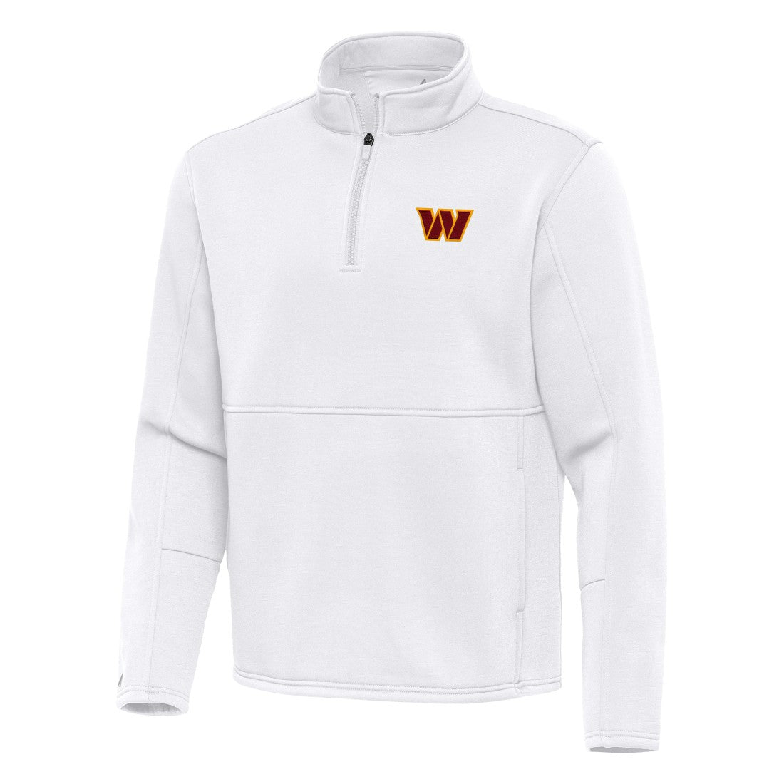 Washington Commanders Antigua Twist Quarter-Zip Pullover Jacket - White sale