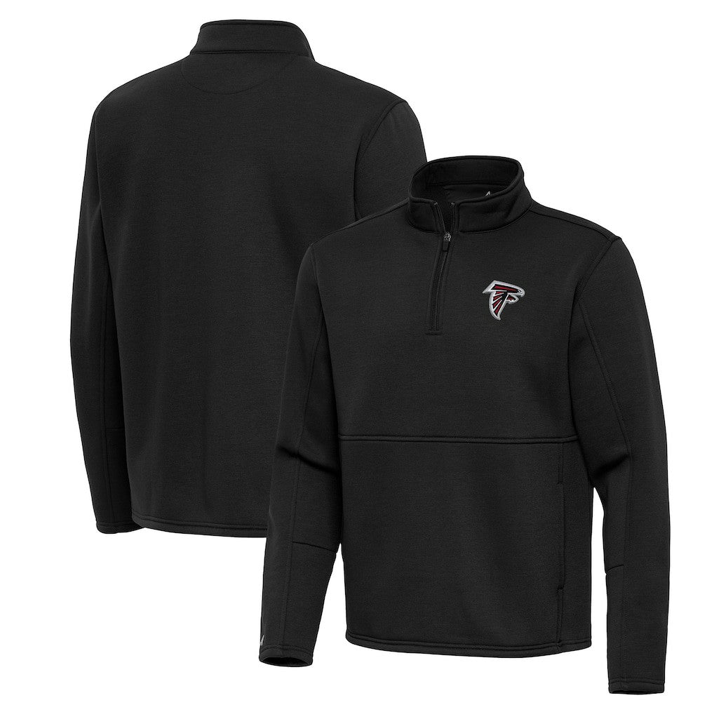 Atlanta Falcons Antigua Twist Quarter-Zip Pullover Jacket - Black for sale