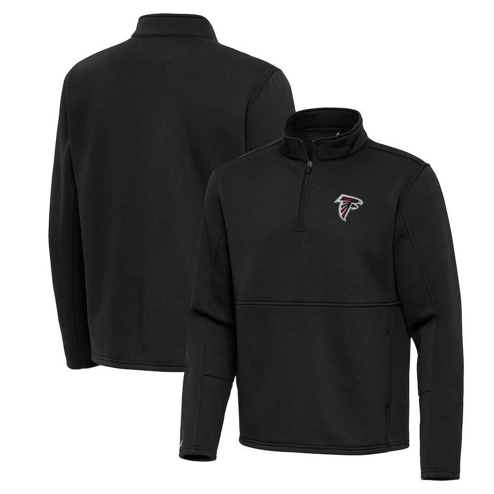 Atlanta Falcons Antigua Twist Quarter-Zip Pullover Jacket - Black for sale