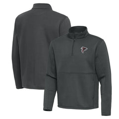 Atlanta Falcons Antigua Twist Quarter-Zip Pullover Jacket - Pewter for sale
