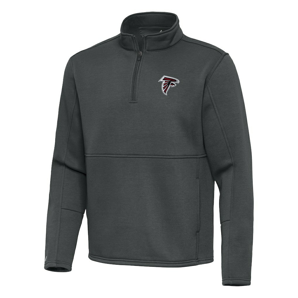 Atlanta Falcons Antigua Twist Quarter-Zip Pullover Jacket - Pewter for sale