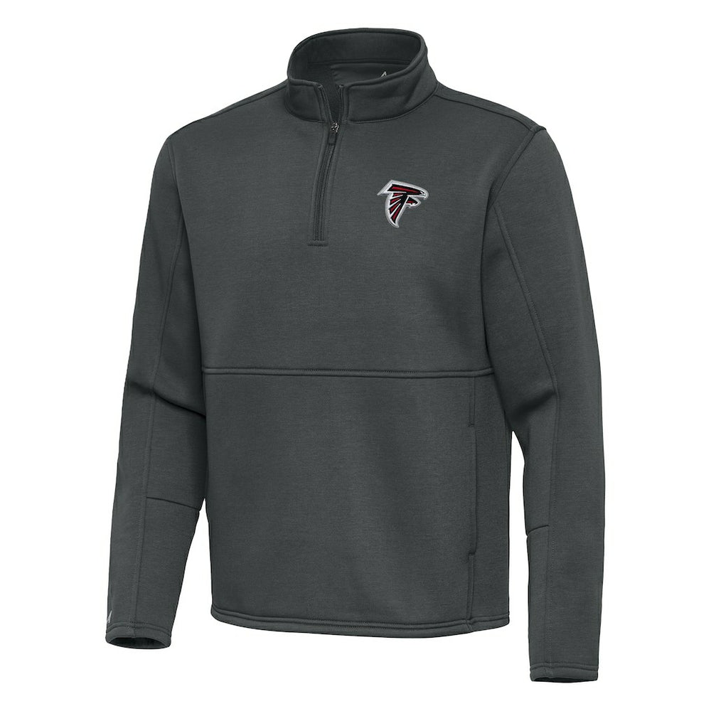 Atlanta Falcons Antigua Twist Quarter-Zip Pullover Jacket - Pewter for sale