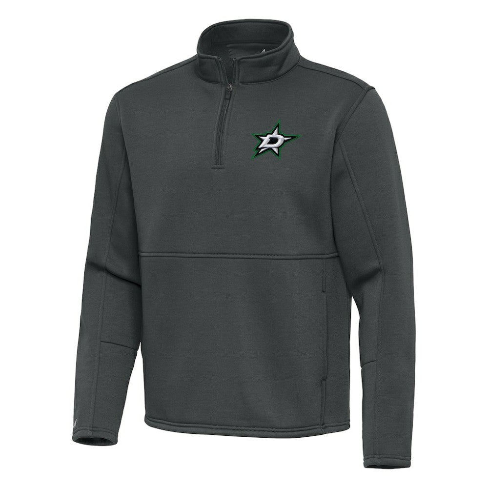 Dallas Stars Antigua Twist Quarter-Zip Pullover Jacket Silver