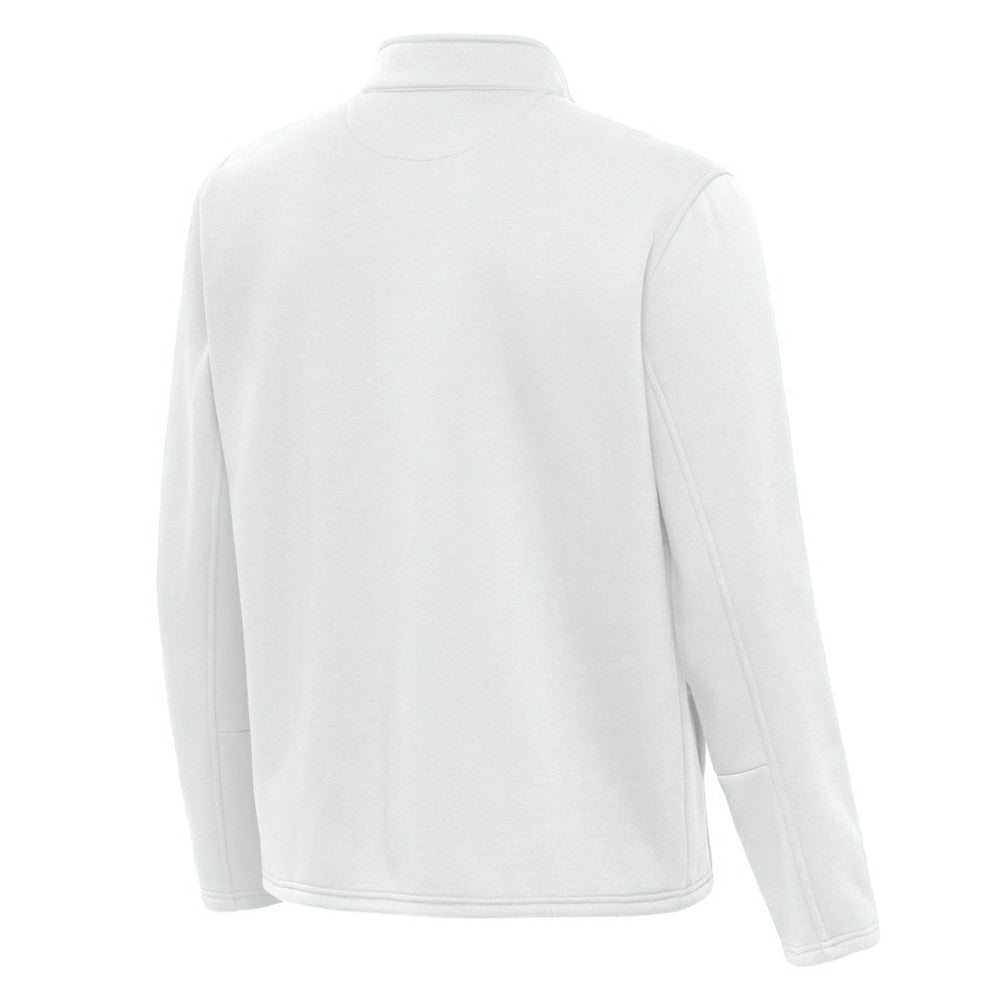 Minnesota Wild Antigua Twist Quarter-Zip Pullover Jacket White
