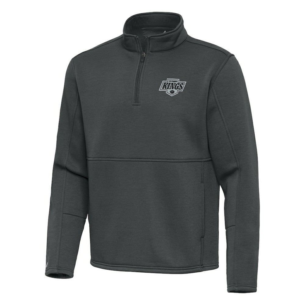 Los Angeles Kings Antigua Twist Quarter-Zip Pullover Jacket Silver