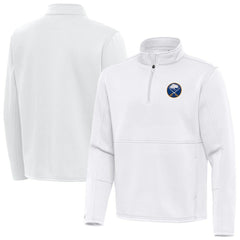 Buffalo Sabres Antigua Twist Quarter-Zip Pullover Jacket White