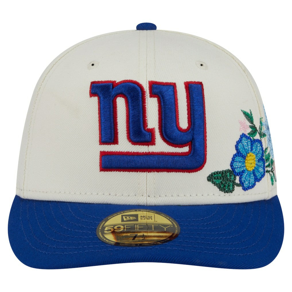 New York Giants New Era Tonal Floral 59FIFTY Fitted Hat - Cream/Royal outlet