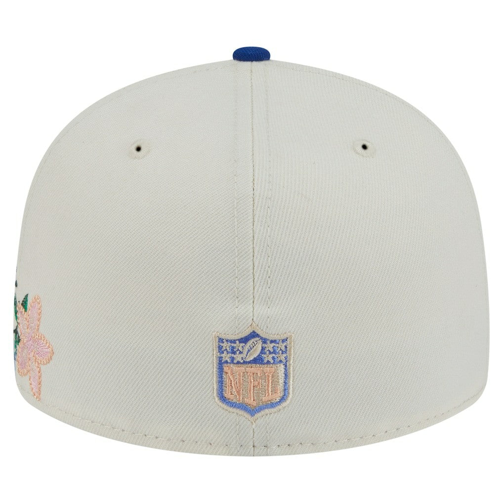 New York Giants New Era Tonal Floral 59FIFTY Fitted Hat - Cream/Royal outlet