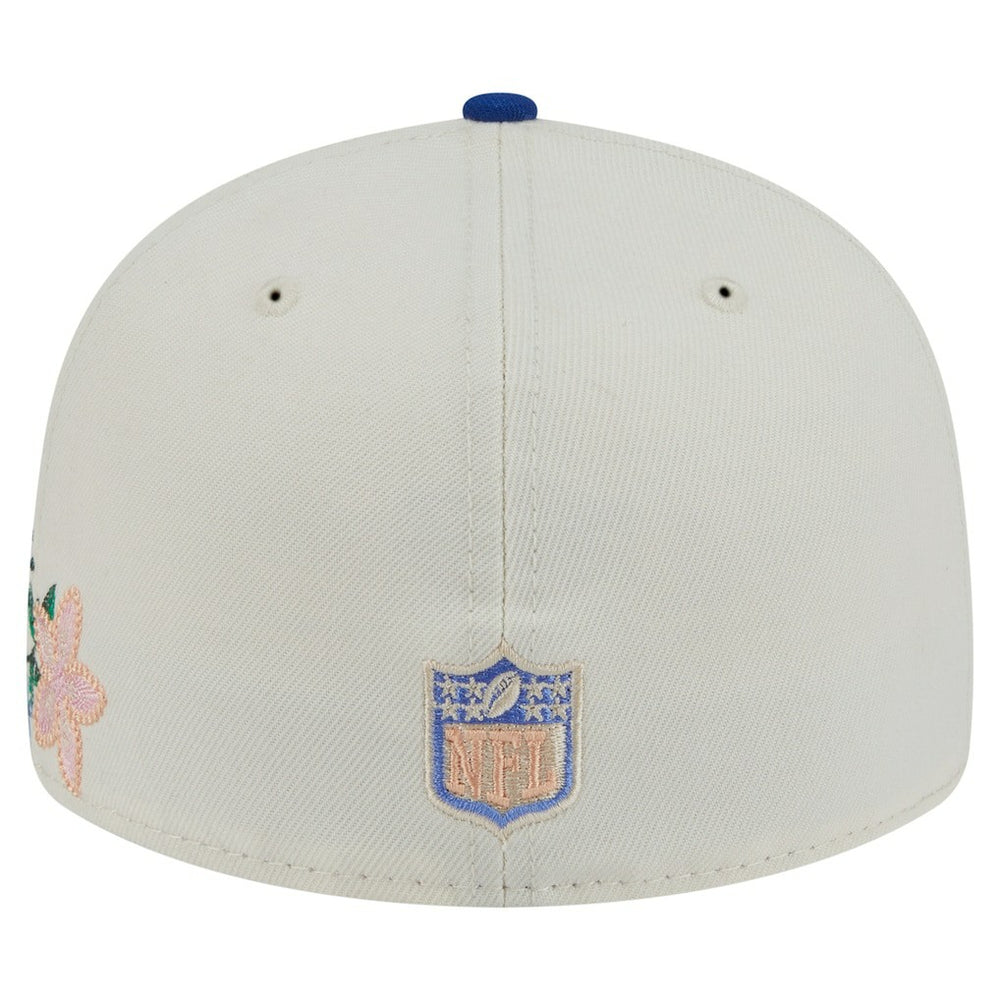 New York Giants New Era Tonal Floral 59FIFTY Fitted Hat - Cream/Royal outlet