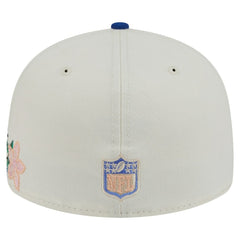 New York Giants New Era Tonal Floral 59FIFTY Fitted Hat - Cream/Royal outlet