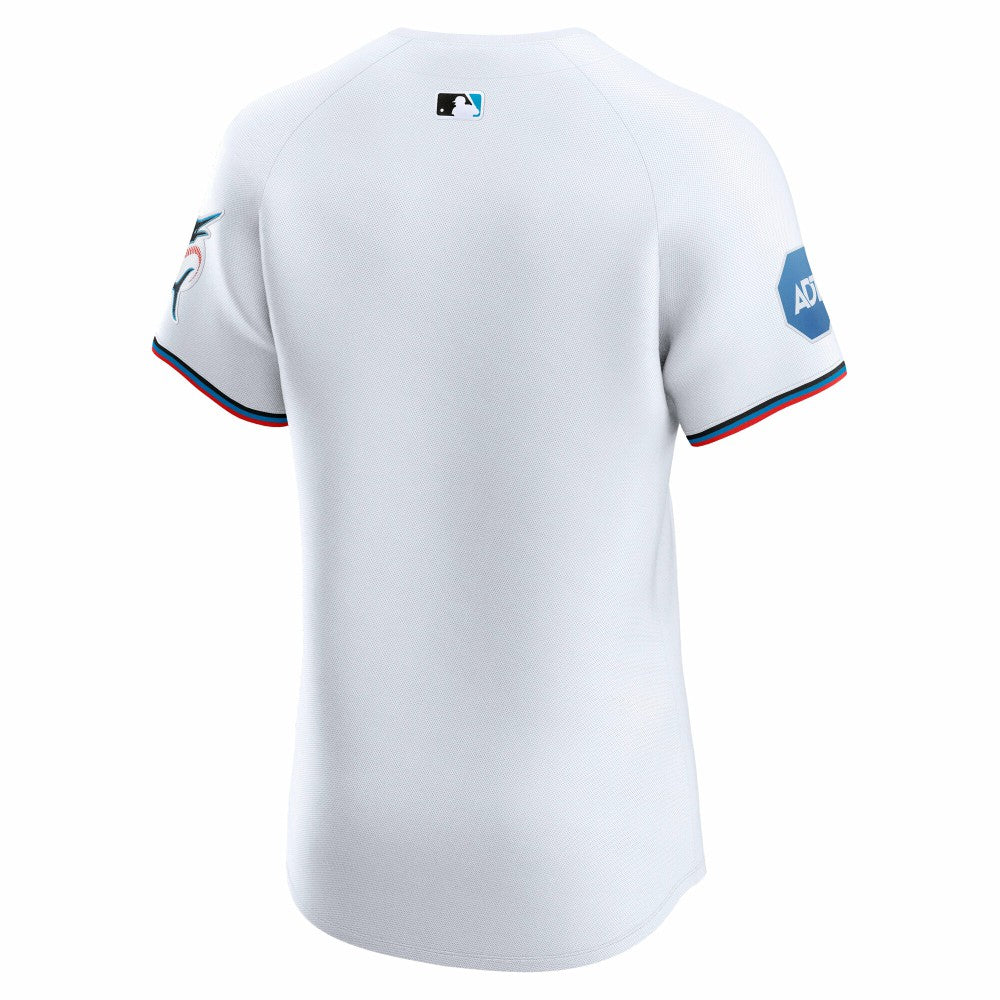 Miami Marlins Home Elite Jersey - White | Nike