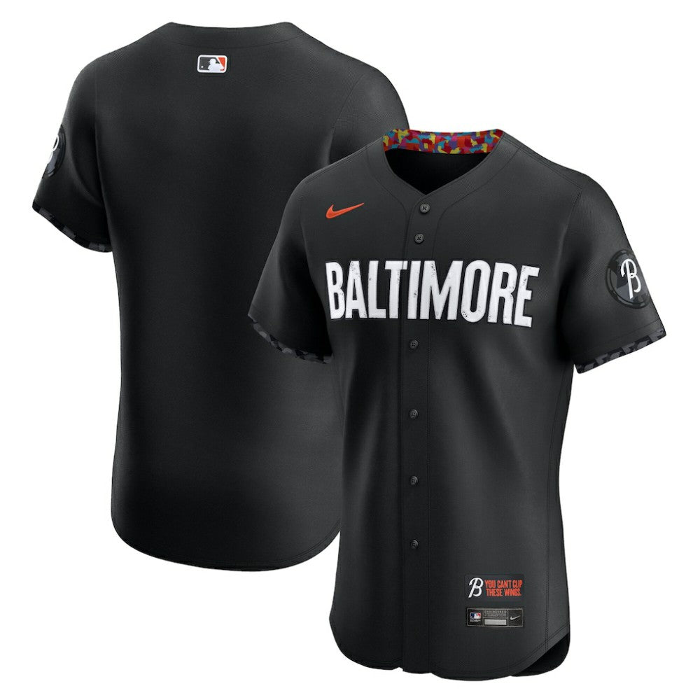 Baltimore Orioles City Connect  Elite Jersey - Black | Nike