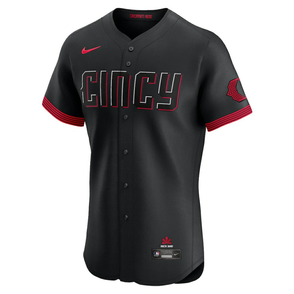 Cincinnati Reds City Connect  Elite Jersey - Black | Nike