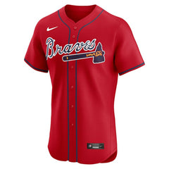 Atlanta Braves Alternate Elite Jersey - Red | Nike