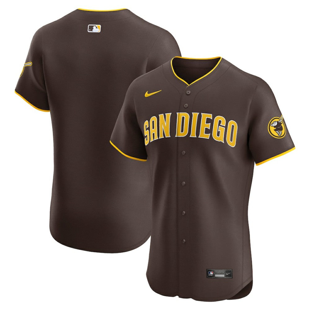 San Diego Padres Alternate Elite Jersey - Brown | Nike