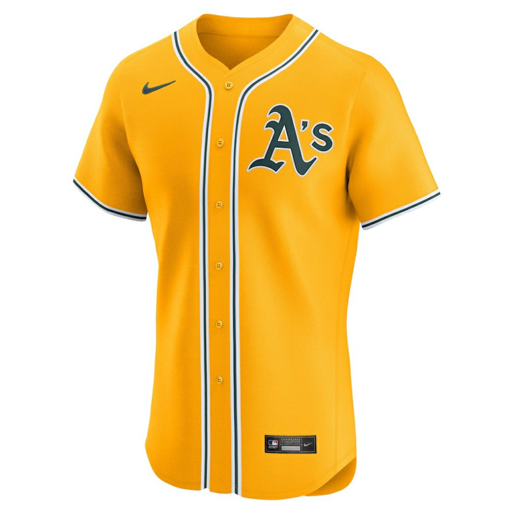 Athletics Alternate 2 Elite Jersey - Gold | Nike