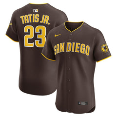 Fernando Tatis Jr. San Diego Padres Road Elite Jersey - Brown | Nike