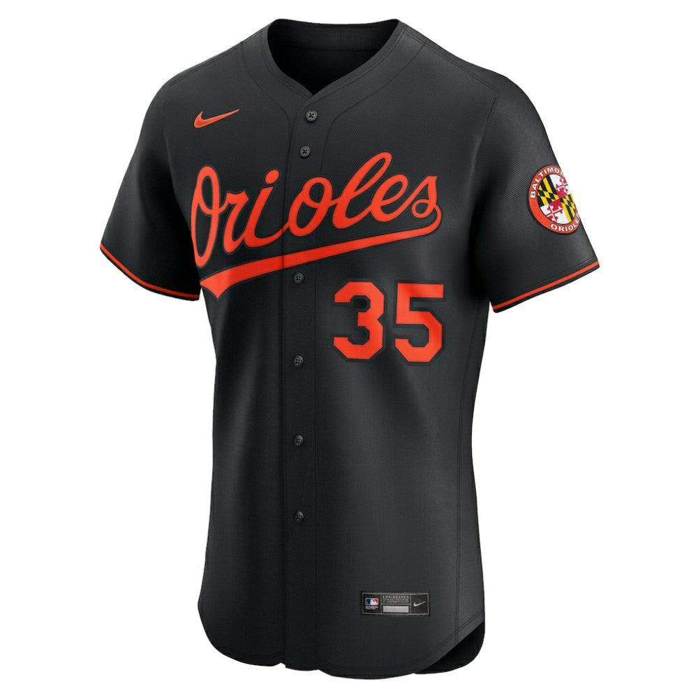 Adley Rutschman Baltimore Orioles Alternate Elite Jersey - Black | Nike