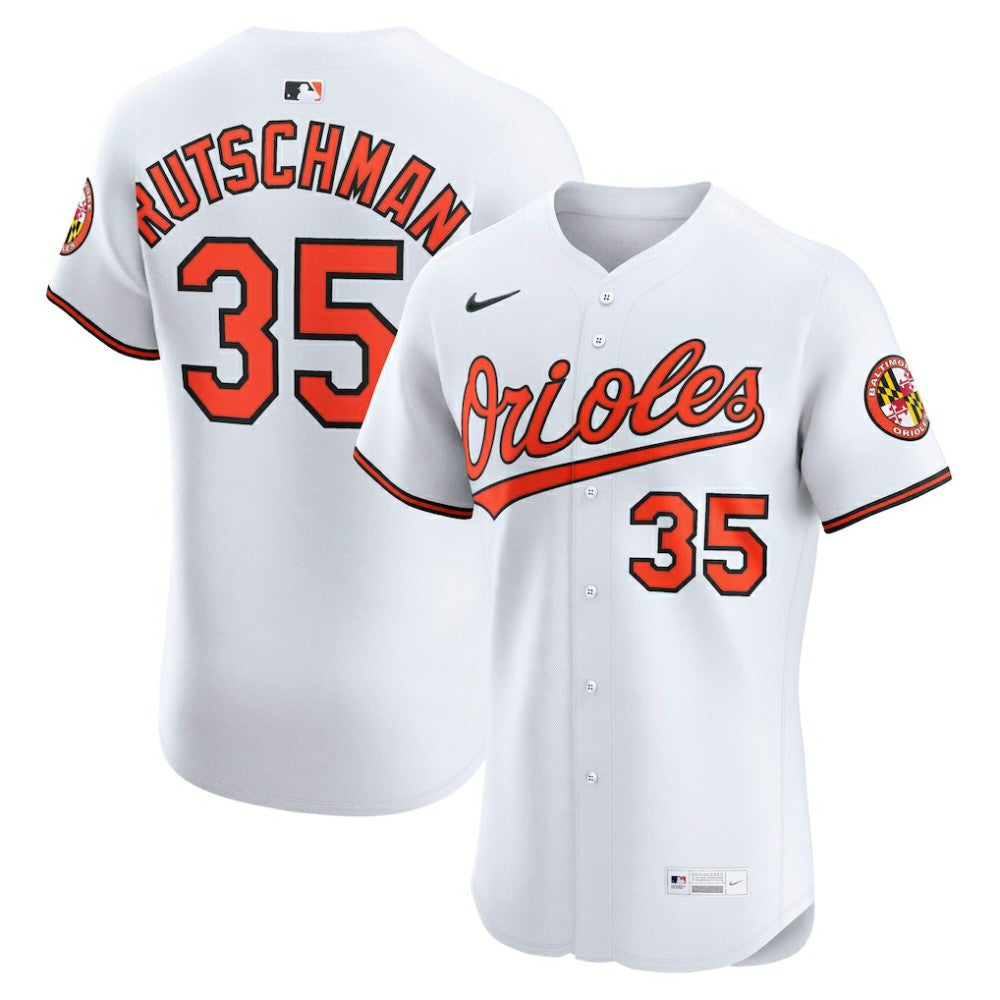 Adley Rutschman Baltimore Orioles Home Elite Jersey - White | Nike
