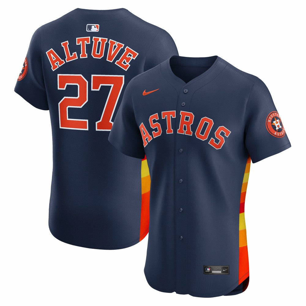 Jose Altuve Houston Astros Alternate 2 Elite Player Jersey - Navy | Nike