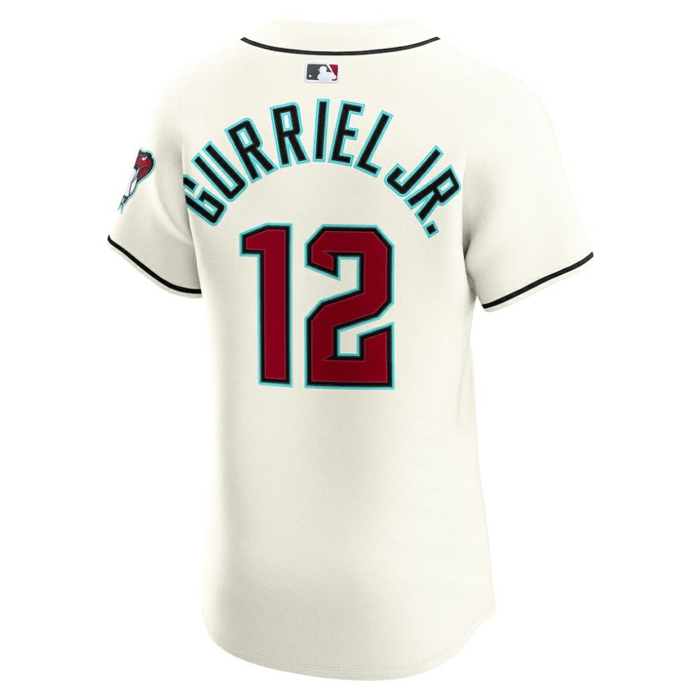 Lourdes Gurriel Jr. Arizona Diamondbacks Home Elite Jersey - Cream | Nike