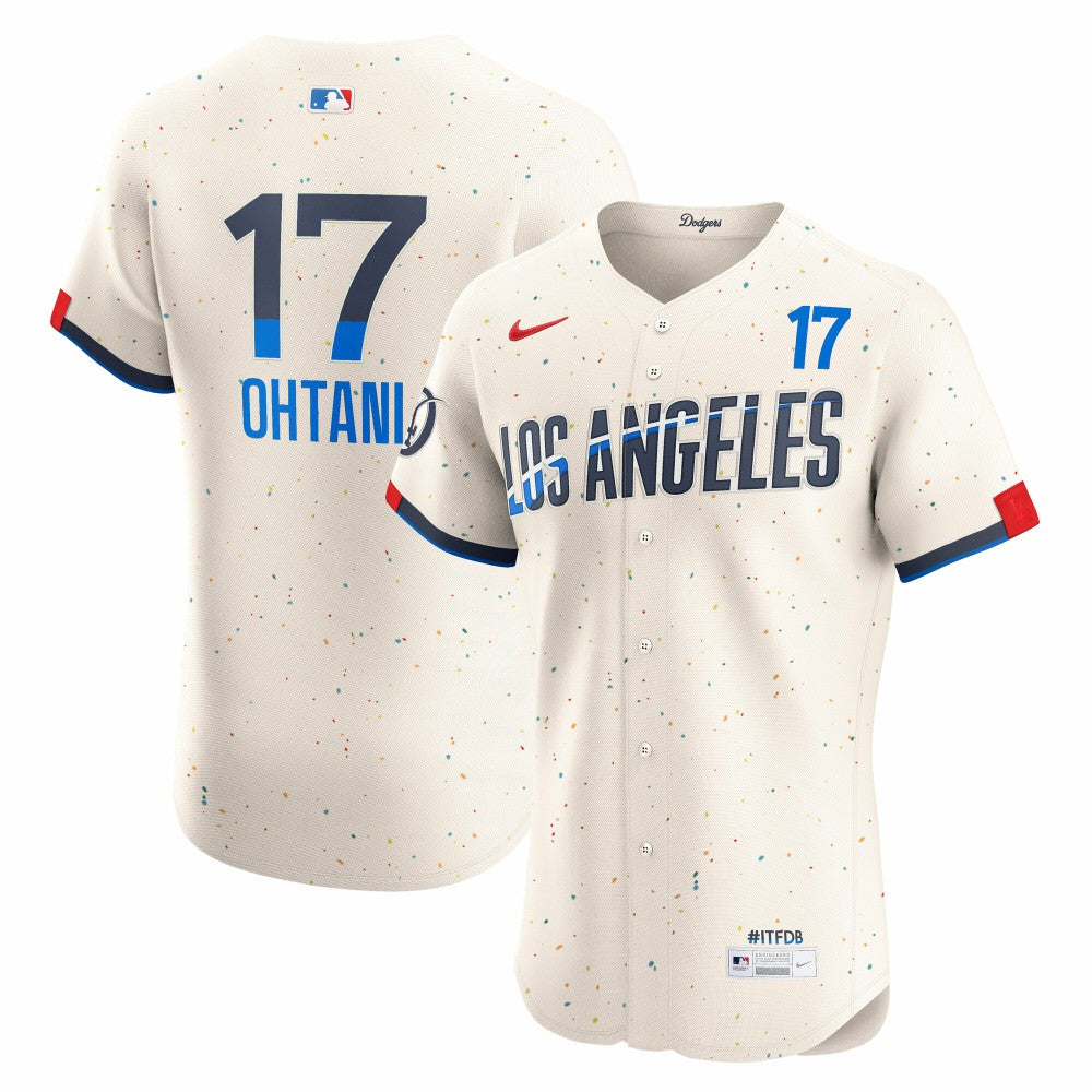Shohei Ohtani Los Angeles Dodgers City Connect Elite Jersey - Cream | Nike
