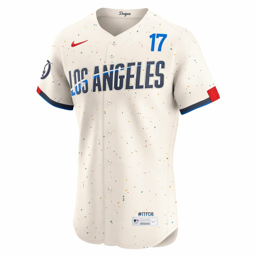 Shohei Ohtani Los Angeles Dodgers City Connect Elite Jersey - Cream | Nike