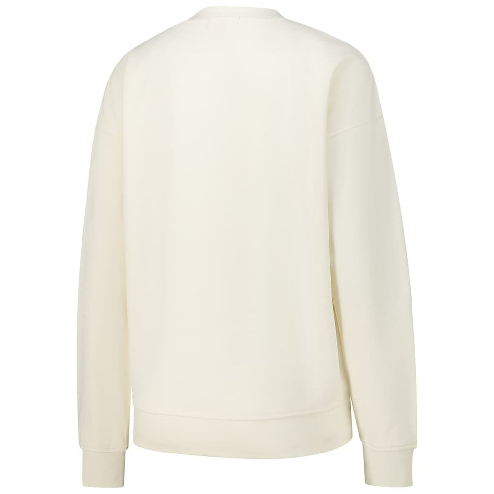 Chicago Bulls Women's Oversprayed Pullover Sweatshirt - Cream | Mitchell & Ness on sale