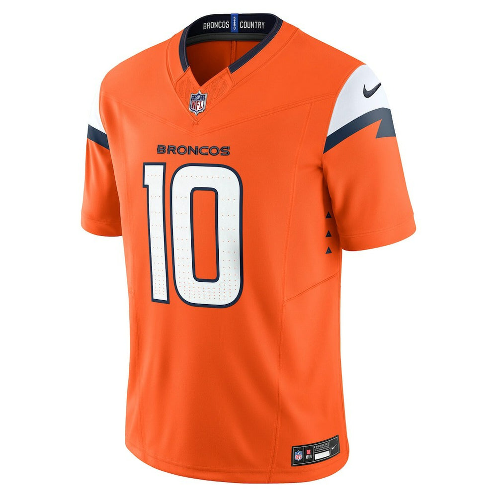 Bo Nix Denver Broncos Vapor F.U.S.E. Limited Jersey - Orange | Nike sale