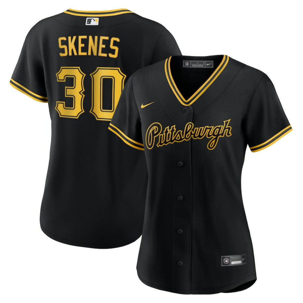 Paul Skenes Pittsburgh Pirates Women's Alternate Replica Player Jersey - Black | Nike