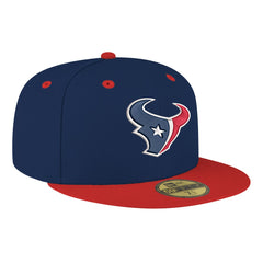 Houston Texans New Era Flipside Two-Tone 59FIFTY Fitted Hat - Navy/Red cheap