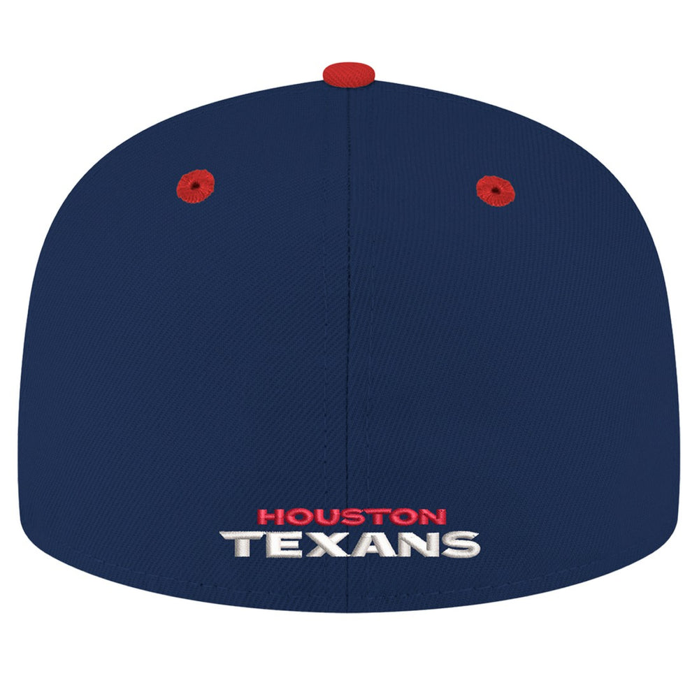 Houston Texans New Era Flipside Two-Tone 59FIFTY Fitted Hat - Navy/Red cheap