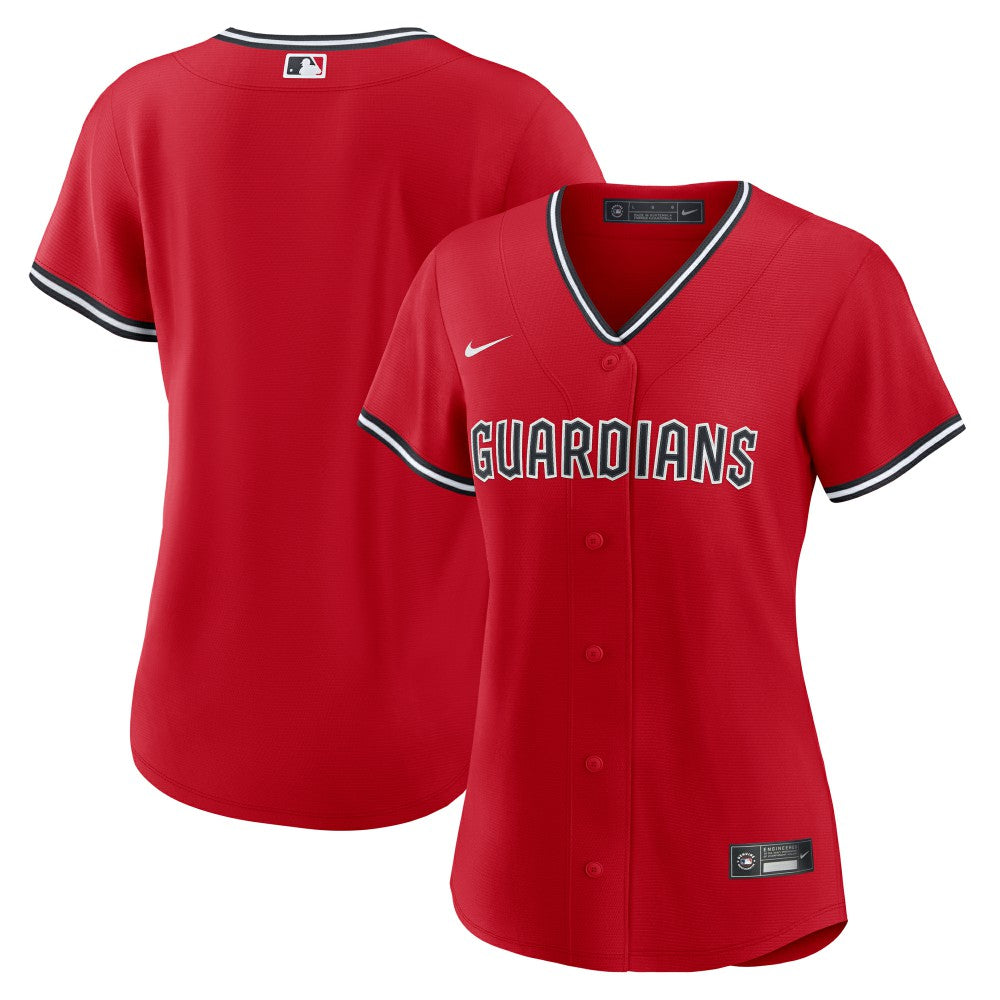 Cleveland Guardians Women's Alternate 2 Replica Jersey - Red | Nike