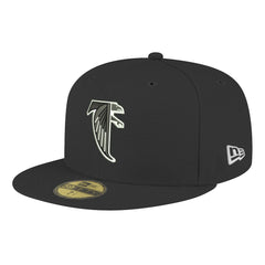 Atlanta Falcons New Era Omaha Throwback 59FIFTY Fitted Hat - Black for sale