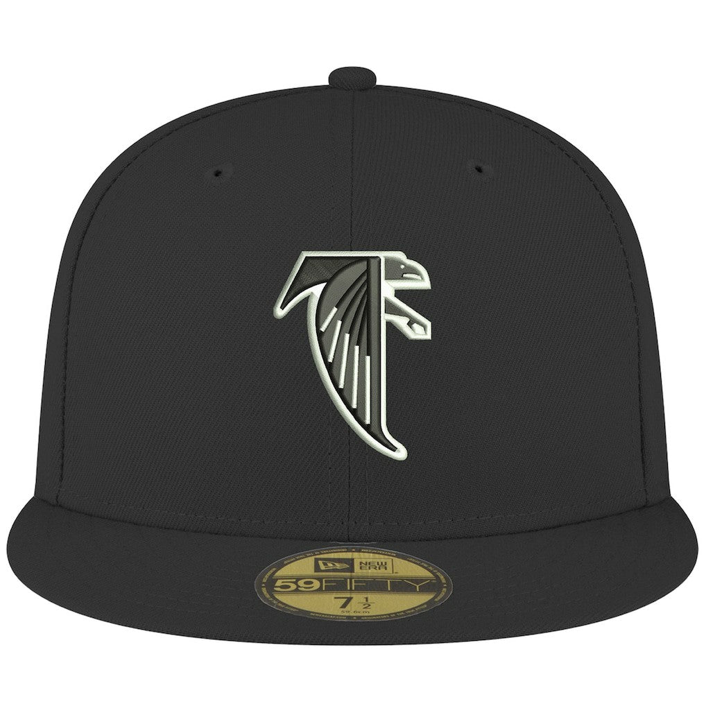 Atlanta Falcons New Era Omaha Throwback 59FIFTY Fitted Hat - Black for sale