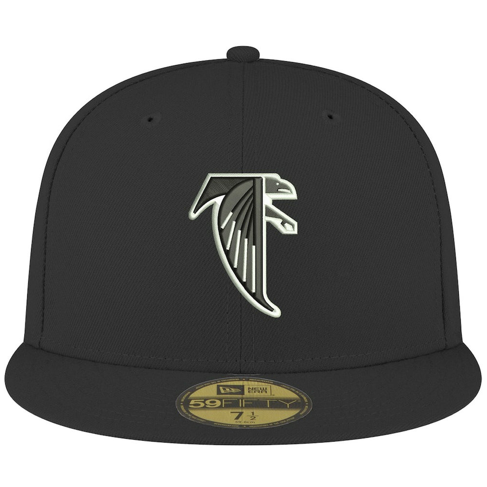 Atlanta Falcons New Era Omaha Throwback 59FIFTY Fitted Hat - Black for sale