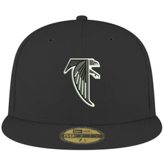 Atlanta Falcons New Era Omaha Throwback 59FIFTY Fitted Hat - Black for sale