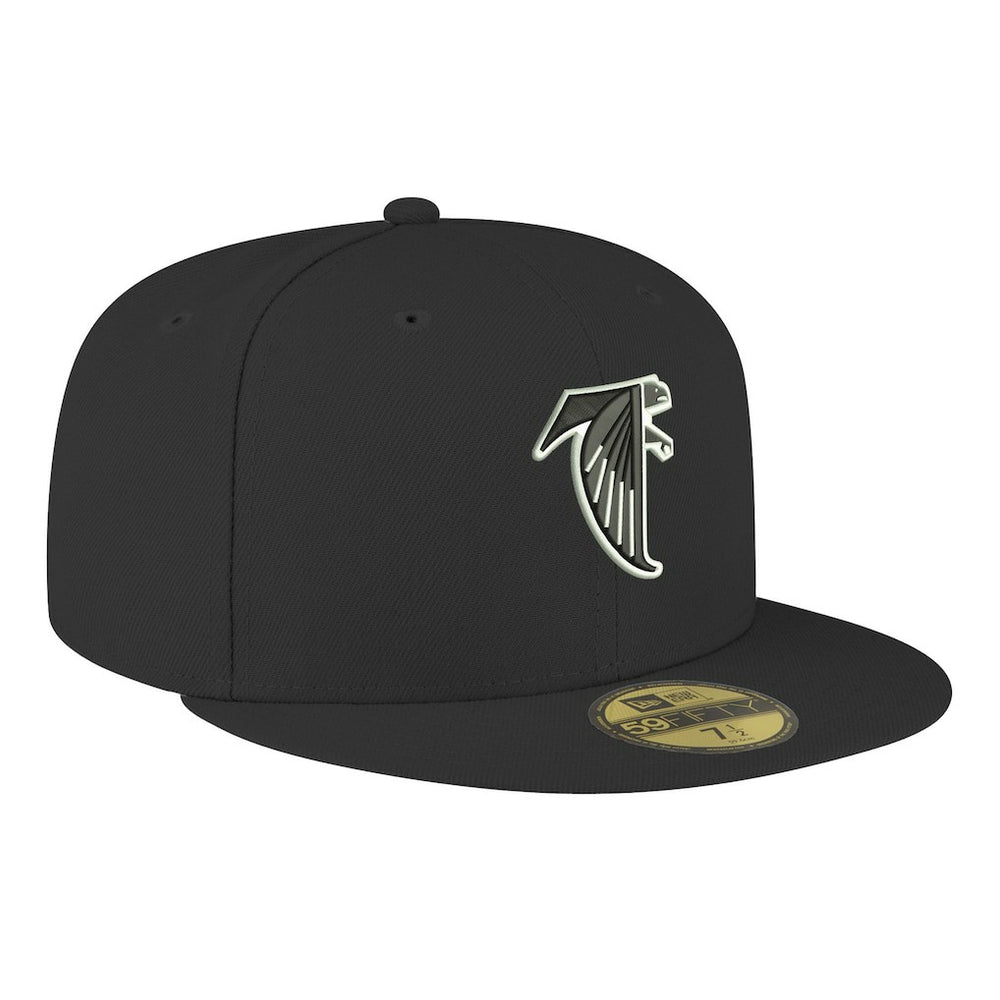 Atlanta Falcons New Era Omaha Throwback 59FIFTY Fitted Hat - Black for sale