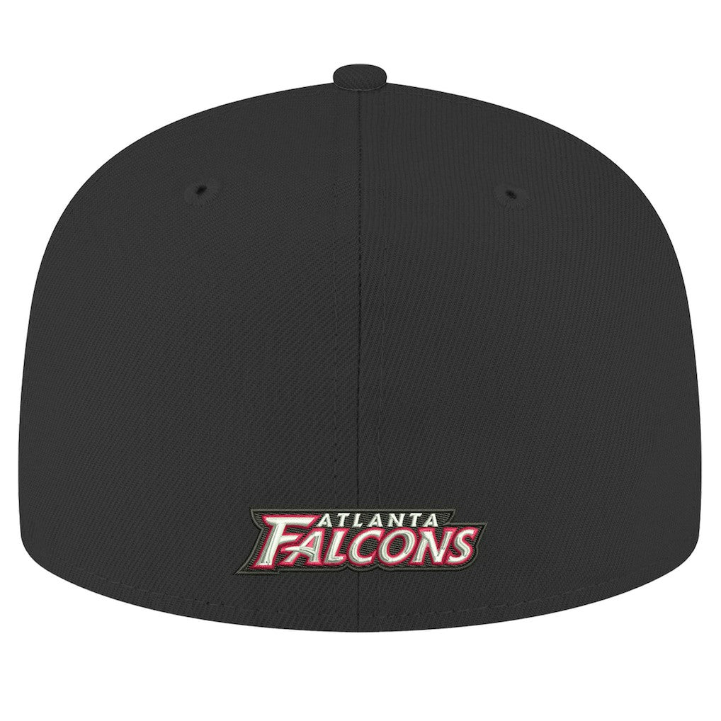 Atlanta Falcons New Era Omaha Throwback 59FIFTY Fitted Hat - Black for sale