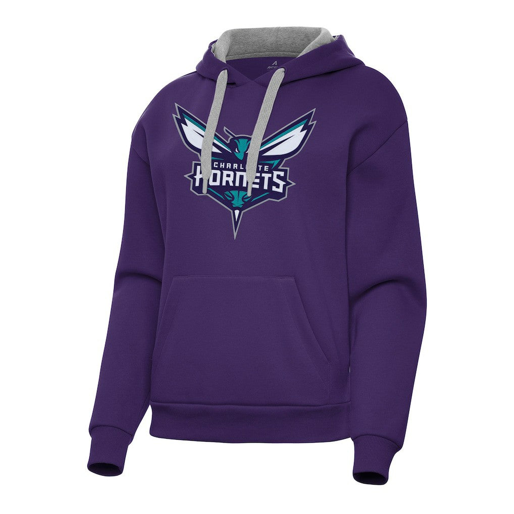 Charlotte Hornets Antigua Women's Victory Pullover Hoodie - Purple cheap