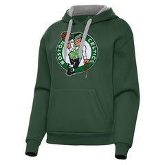 Boston Celtics Antigua Women's Victory Pullover Hoodie - Hunter Green cheap