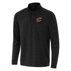 Cleveland Cavaliers Antigua Bright Quarter-Zip Top sale - Heather Black outlet