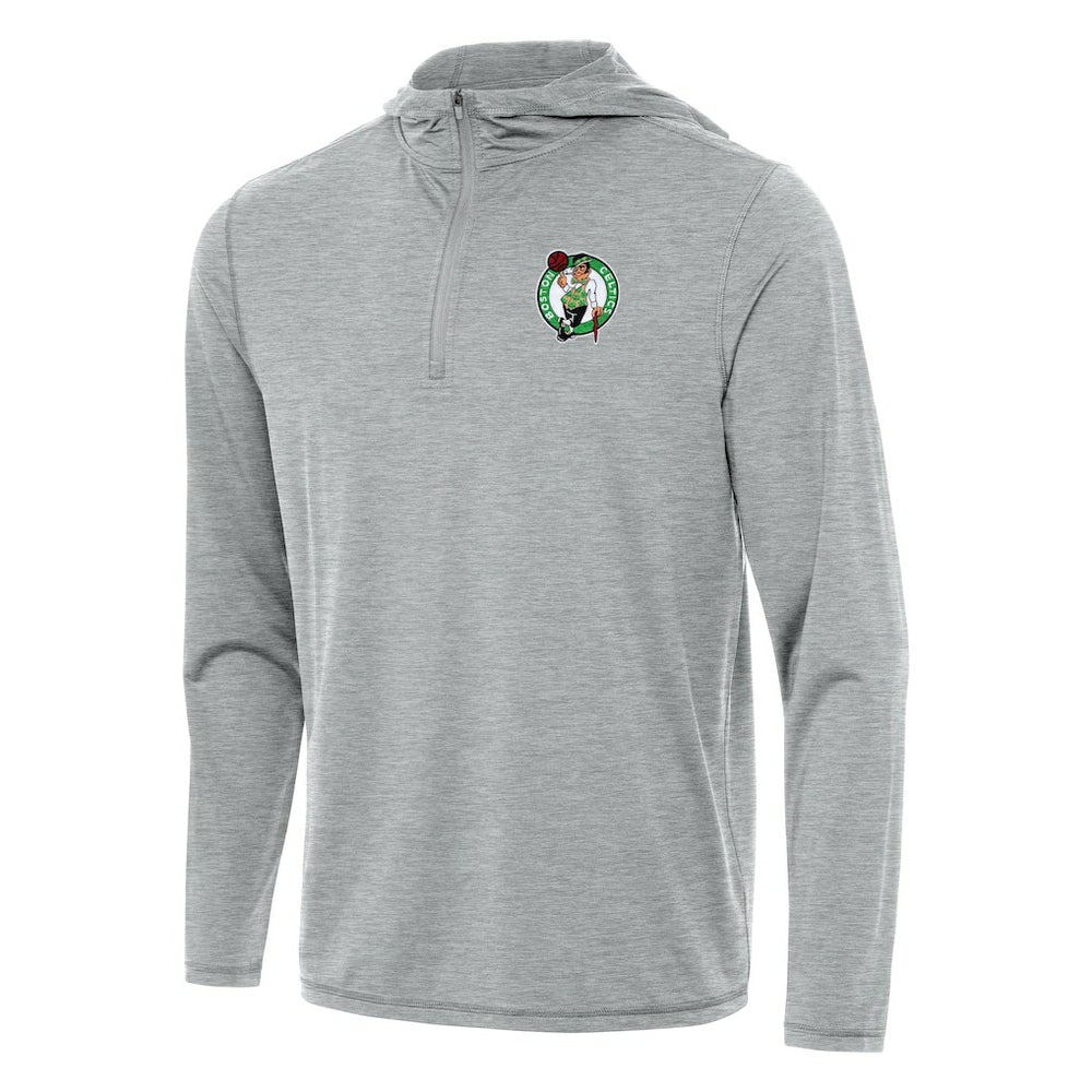 Boston Celtics Antigua Tidy Quarter-Zip Hoodie - Heather Gray outlet