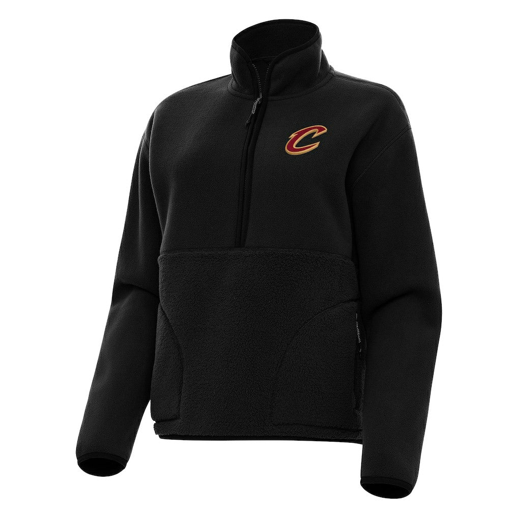 Cleveland Cavaliers Antigua Women's Figure Half-Zip Pullover Sweatshirt sale - Black cheap