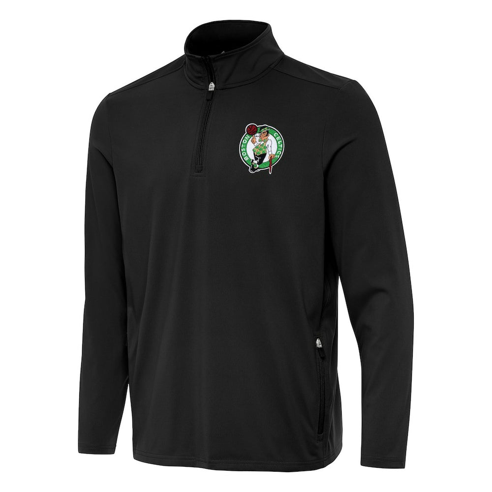 Boston Celtics Antigua Perilous Quarter-Zip Sweatshirt - Black online