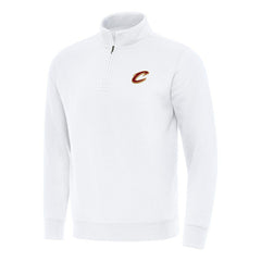 Cleveland Cavaliers Antigua Victory Quarter-Zip Mock Sweatshirt sale - White cheap