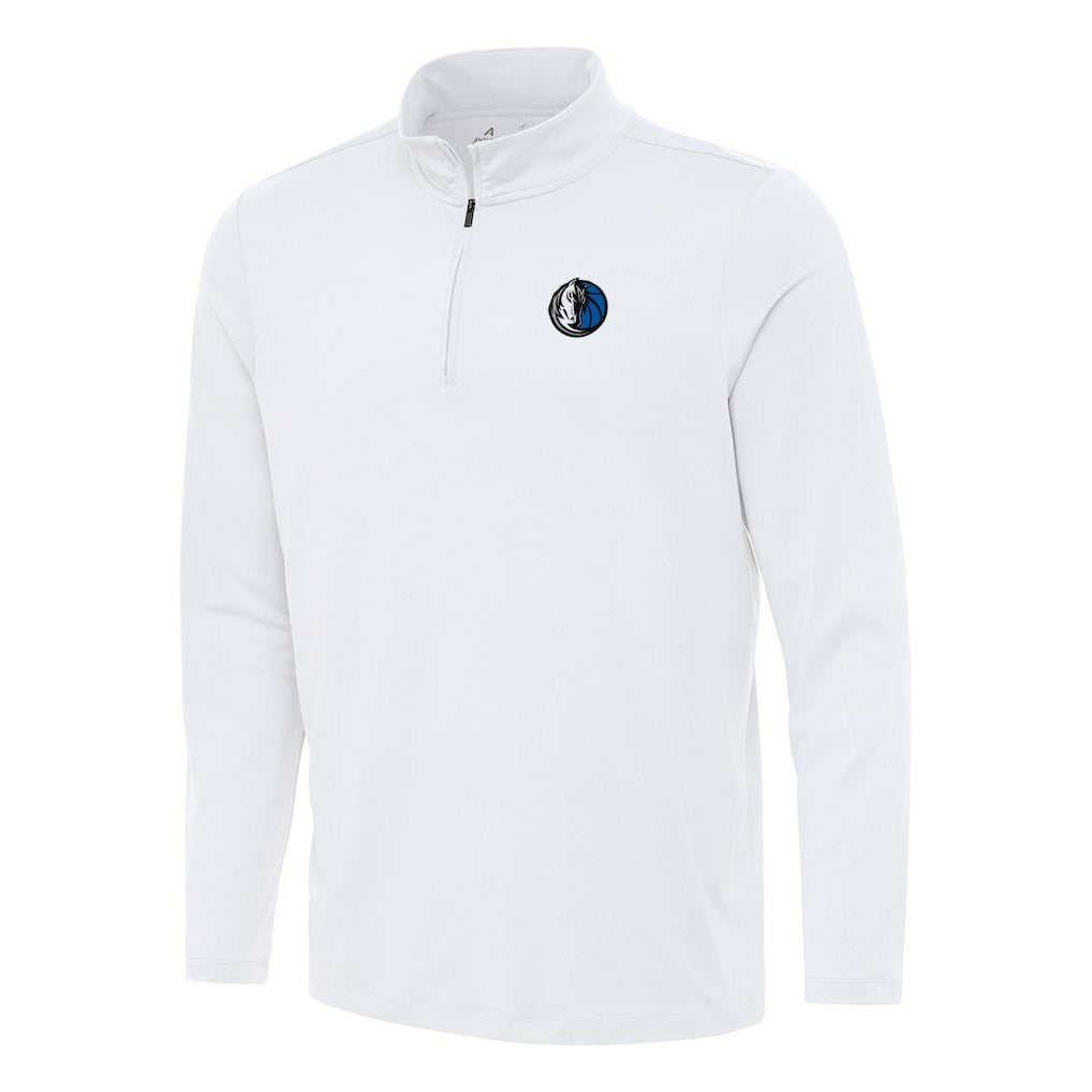 Dallas Mavericks Antigua Reprocess Quarter-Zip Top sale - White for sale