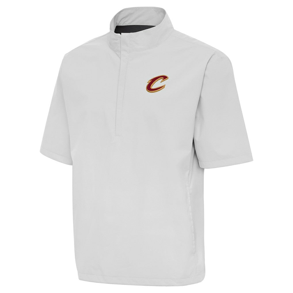 Cleveland Cavaliers Antigua Brisk Quarter-Zip Windbreaker sale - Heather Gray outlet