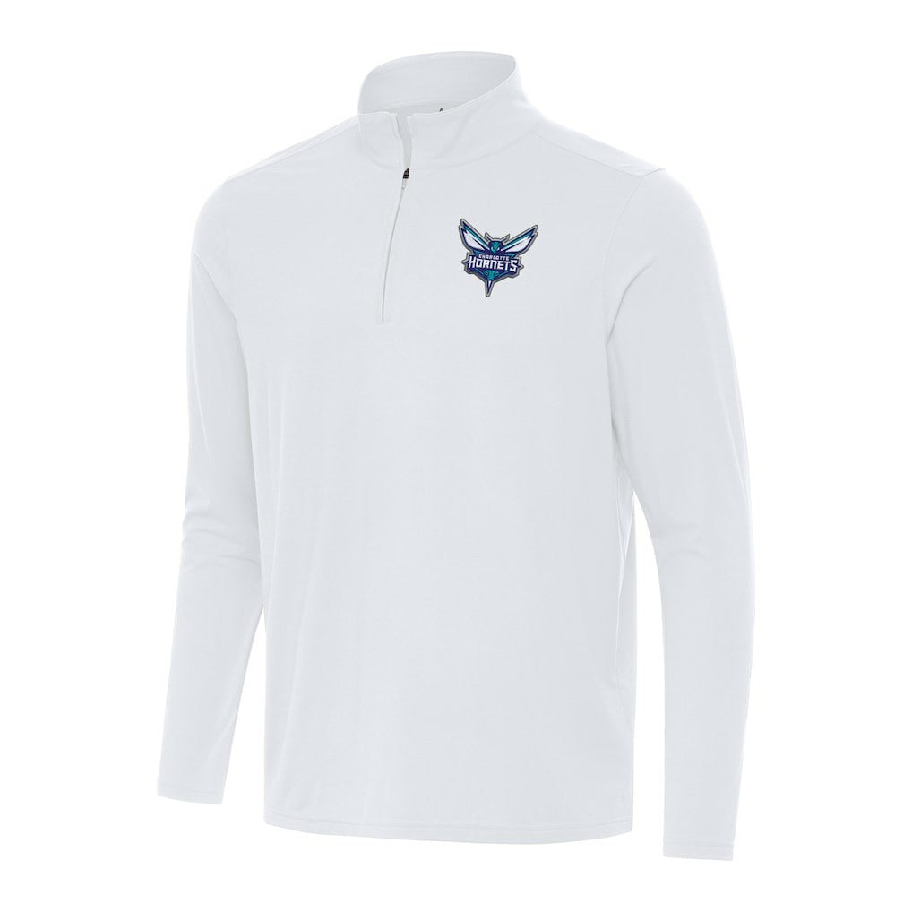 Charlotte Hornets Antigua Intent Quarter-Zip Top - White online