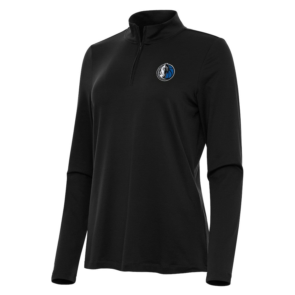 Dallas Mavericks Antigua Women's Reprocess Quarter-Zip Top sale - Black online